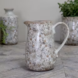 Kanna keramik med diskret mönster, Chic Antique