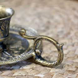 Ljusstake, sk nattljusstake i tenn, Chic Antique