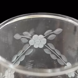 Glas på fot, 6st likörglas, vintage