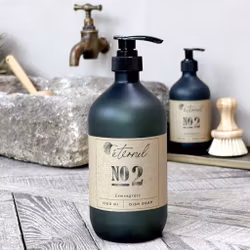 Handdiskmedel i två härligt friska dofter i vacker flaska med pump