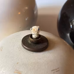 Oljelampa "Aladdin", Anne Nilsson Höganäs, vintage