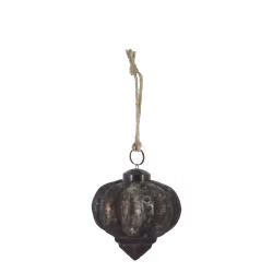 Julgranskula - julhänge i antik mocca - Chic Antique