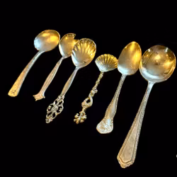 Skedar - unika olika fina vintage