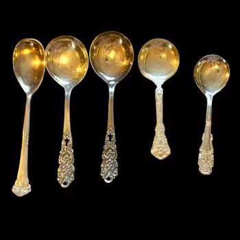 Skedar - unika olika fina vintage