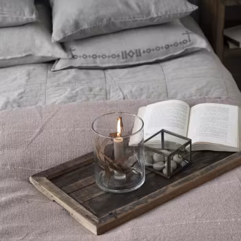 Ljusstake - ljushållare helt i glas med fast insats - flera olika - Ib Laursen