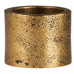 Ljusstake - ljushållare för ljus 3,8cm i diameter - gyllene finish - Ib Laursen