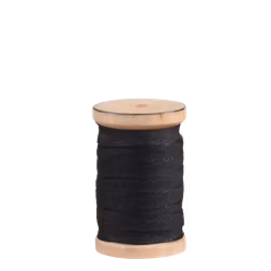 Band 5m i svart polyester, Chic Antique