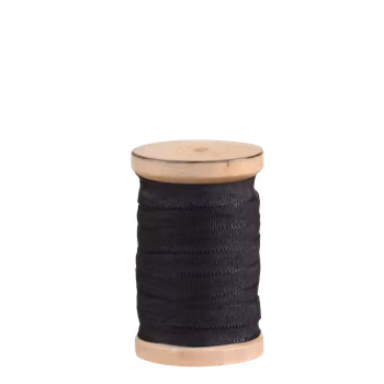 Band 5m i svart polyester, Chic Antique