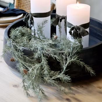 Girlang gran med kottar - naturtrogen konstgjord i polyeten - Chic Antique