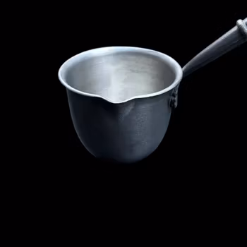 Slev tenn & träskaft i svart - Scandia Tenn - Vintage