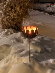 Marschallhållare Blom i metall