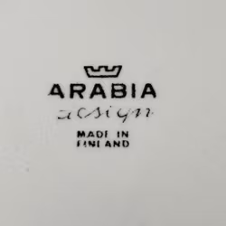 Bricka i porslin - jubileum - Arabia - Vintage