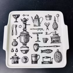 Bricka i porslin - jubileum - Arabia - Vintage