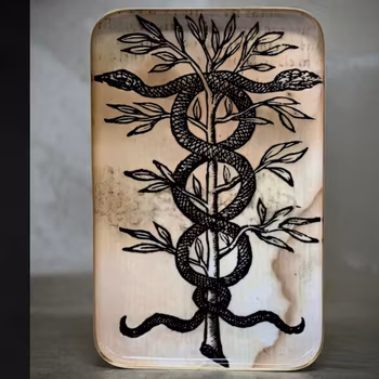 Bricka i metall, Vitale från Noori Objects