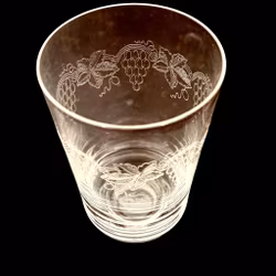 Glas - vattenglas vinranka 4st - vintage