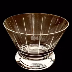 Skål i glas - märkt Esprit - vintage