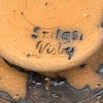 Muggar - till glögg eller espresso i stengods - 6st - Visby Szilasi - vintage