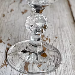 Glas - Champagneglas i kristall - 4st - vintage