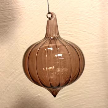 Julhänge julkula i glas 4 färger - Wikholm Form