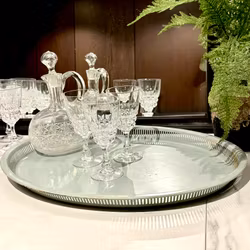 Glas - vinglas i kristall - vintage