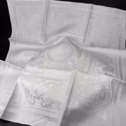 Servetter i finaste linne - linnedamast 12st - vintage