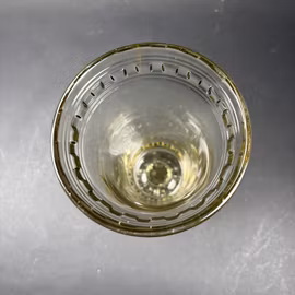 Vas i umbrafärgat glas - Edvin Ollers - vintage