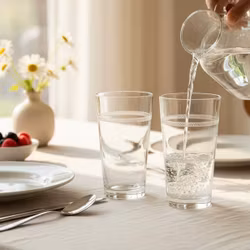 Glas stora dricksglas - highballglas - 6st i set - vintage