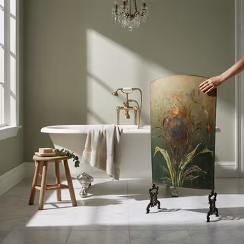 Skärm - gnistskydd - avdelare - 1800-tal, vintage