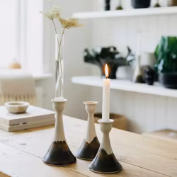 Vas för dina ljusstakar - Ljusstakevas - två varianter - Popelle