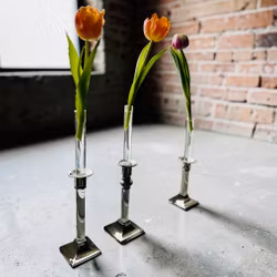 Vas för dina ljusstakar - Ljusstakevas - två varianter - Popelle