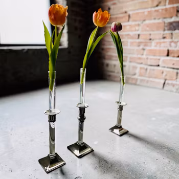 Vas för dina ljusstakar - Ljusstakevas - två varianter - Popelle