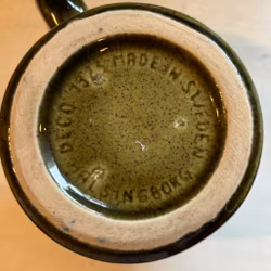 Kopp mugg Deco 1923 Hälsingborg - Vintage