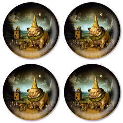 Bricka Underlägg i finaste björk - flera storlekar motiv The Therapist - Jamida