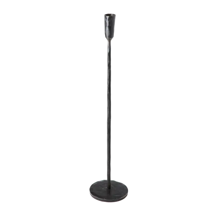 Ljusstake i svart smidesjärn - två storlekar - Affari of Sweden