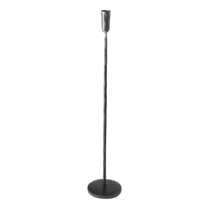 Ljusstake i svart smidesjärn - två storlekar - Affari of Sweden