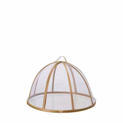 Kupa i bambu med nät som skydd mot insekter