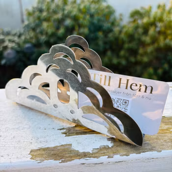 Servetthållare i nysilver, Vintage