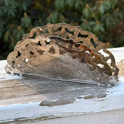 Servetthållare i nysilver, Vintage