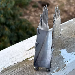 Servetthållare i nysilver, Vintage