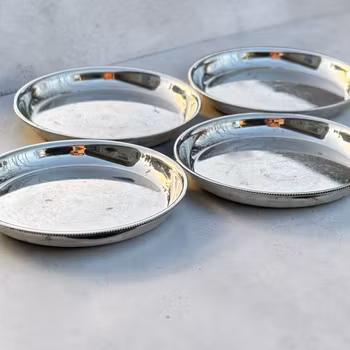 Underlägg mindre med fin kant - 8st - Vintage