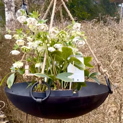 Ampel i järn och jute - Wikholm Form