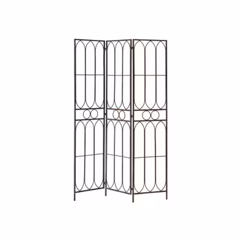 Skärmvägg i rostbrun järn - Wikholm Form