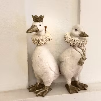 Anka charmig dekoration - två olika