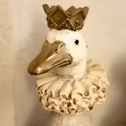 Anka charmig dekoration - två olika