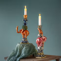 Ljusstake elefant originella i två olika modeller