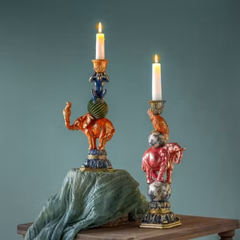 Ljusstake elefant originella i två olika modeller