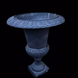 Trädgårdsurna (7) exklusiv gjutjärnskruka - Vintage