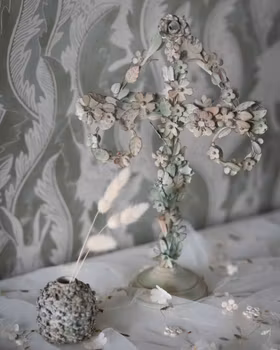 Dekoration midsommarstång i grön metall - A Lot Decoration