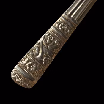 Dessertgaffel - 10 stycken silverpläterade - Vintage