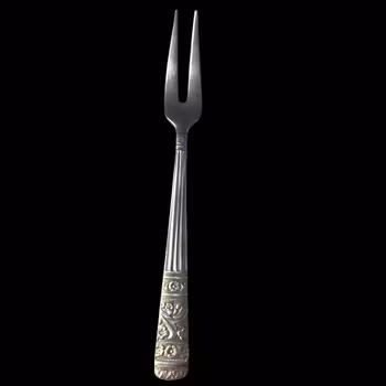 Dessertgaffel - 10 stycken silverpläterade - Vintage